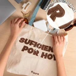 Tote bag pana "Suficiente por hoy”