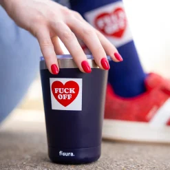 Vaso termo “Fuck off"