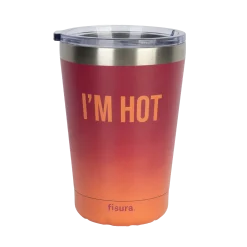 Vaso termo “I’m hot” degradado