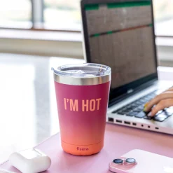 Vaso termo “I’m hot” degradado