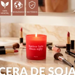 Vela de cristal “Better late than ugly” – mito de ámbar