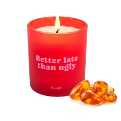 Vela de cristal “Better late than ugly” – mito de ámbar