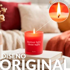 Vela de cristal “Better late than ugly” – mito de ámbar