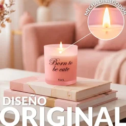 Vela de cristal “Born to be cute” – algodón