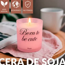 Vela de cristal “Born to be cute” – algodón