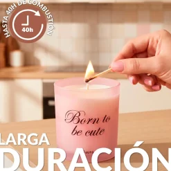 Vela de cristal “Born to be cute” – algodón