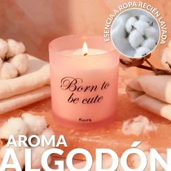 Vela de cristal “Born to be cute” – algodón
