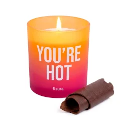 Vela de cristal “You’re hot” – cuero
