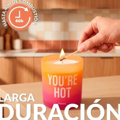 Vela de cristal “You’re hot” – cuero