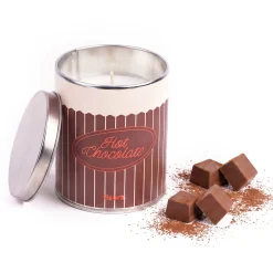 Vela en lata de metal “Hot chocolate” – chocolate