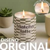 Vela en lata de metal “Matcha latte” – matcha