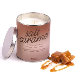 Vela en lata de metal “Salt caramel” – caramelo salado