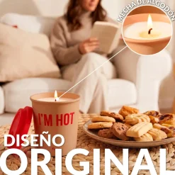 Vela multiusos “I’m hot” – café