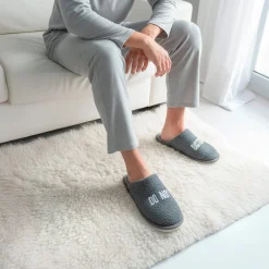 Zapatillas “Do not disturb” gris