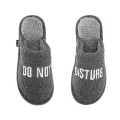 Zapatillas “Do not disturb” gris