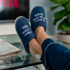Zapatillas “El placer de no hacer nada” azul