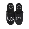 Zapatillas "Fuck Off" Negro