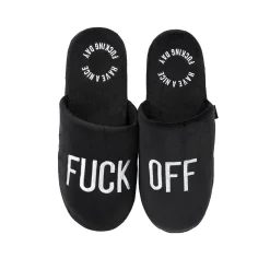Zapatillas "Fuck Off" Negro